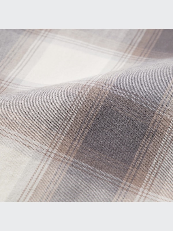 Soft Brushed Checked Long-Sleeve Shirt