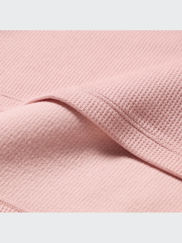 T-SHIRT HEATTECH EN COTON GAUFRÉ COL ROND (EXTRA-CHAUD)