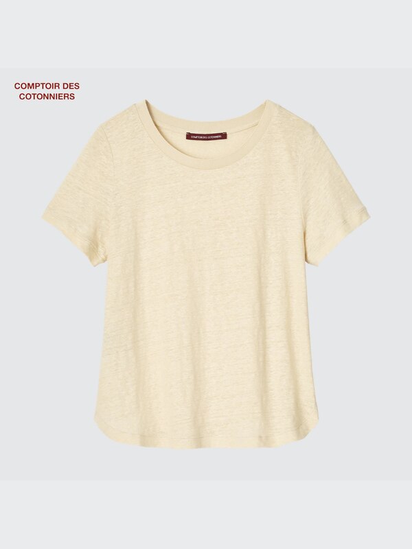 T-Shirt en Lin Comptoir des Cotonniers