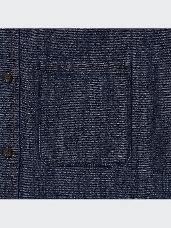 Denim Long-Sleeve Shirt