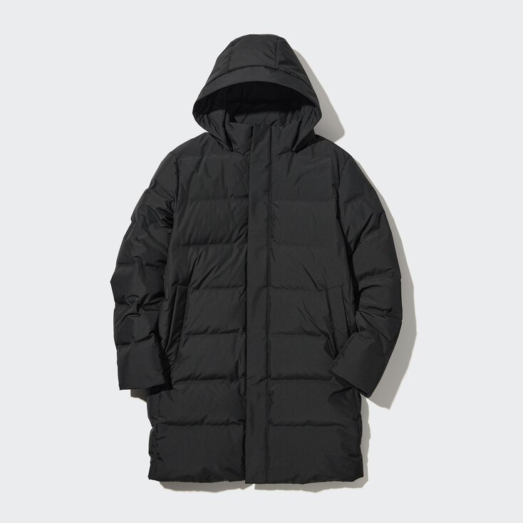 Uniqlo Poliéster Abrigo Plumas Sin Costuras - Negro - L