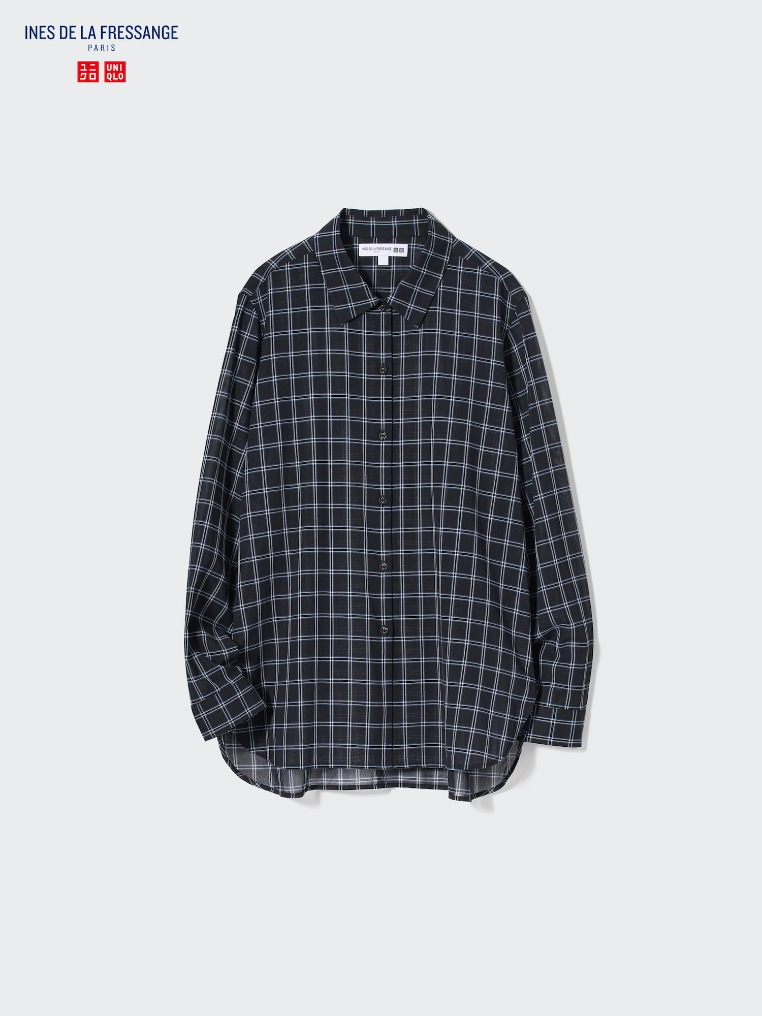 Cotton Sheer Checked Long-Sleeve Shirt | UNIQLO US