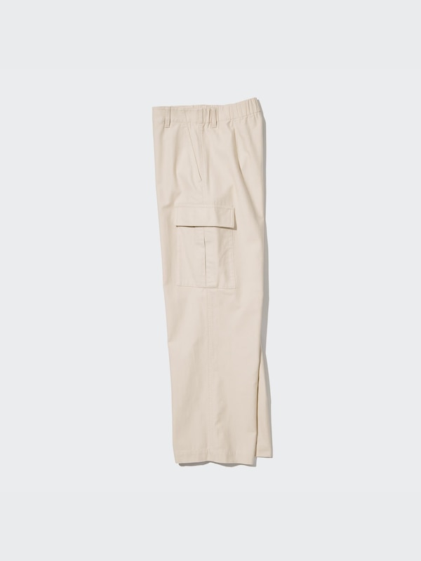 Gerade Cargohose (Wide Fit, lang)