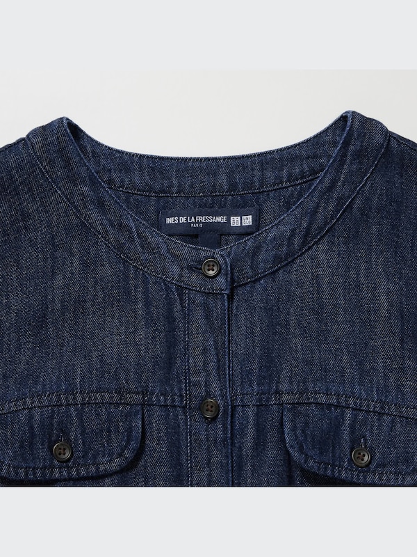 Denim Long-Sleeve Dress