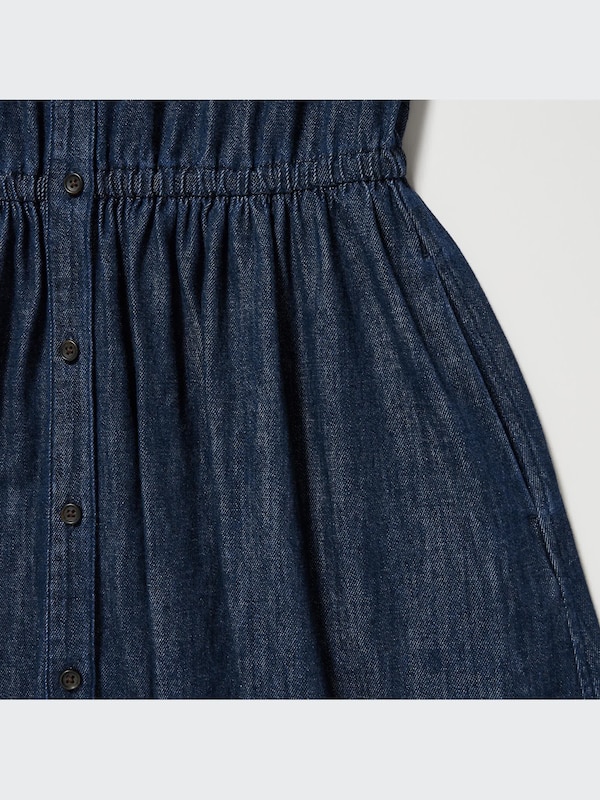 Denim Long-Sleeve Dress