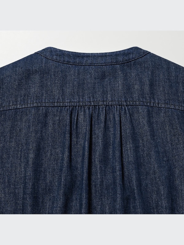 Denim Long-Sleeve Dress