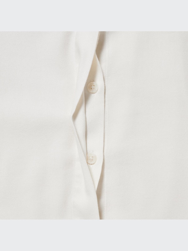 Soft Brushed Stand Collar Long-Sleeve Shirt