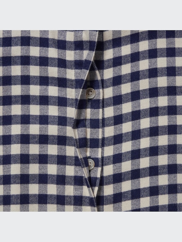 Soft Brushed Stand Collar Long-Sleeve Shirt