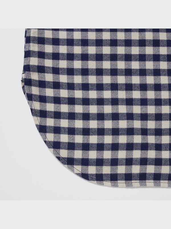 Soft Brushed Stand Collar Long-Sleeve Shirt