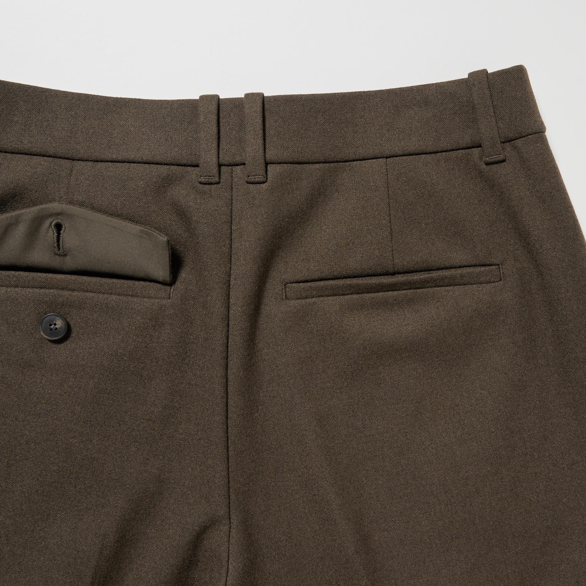 HEATTECH Pleated Trousers | UNIQLO UK