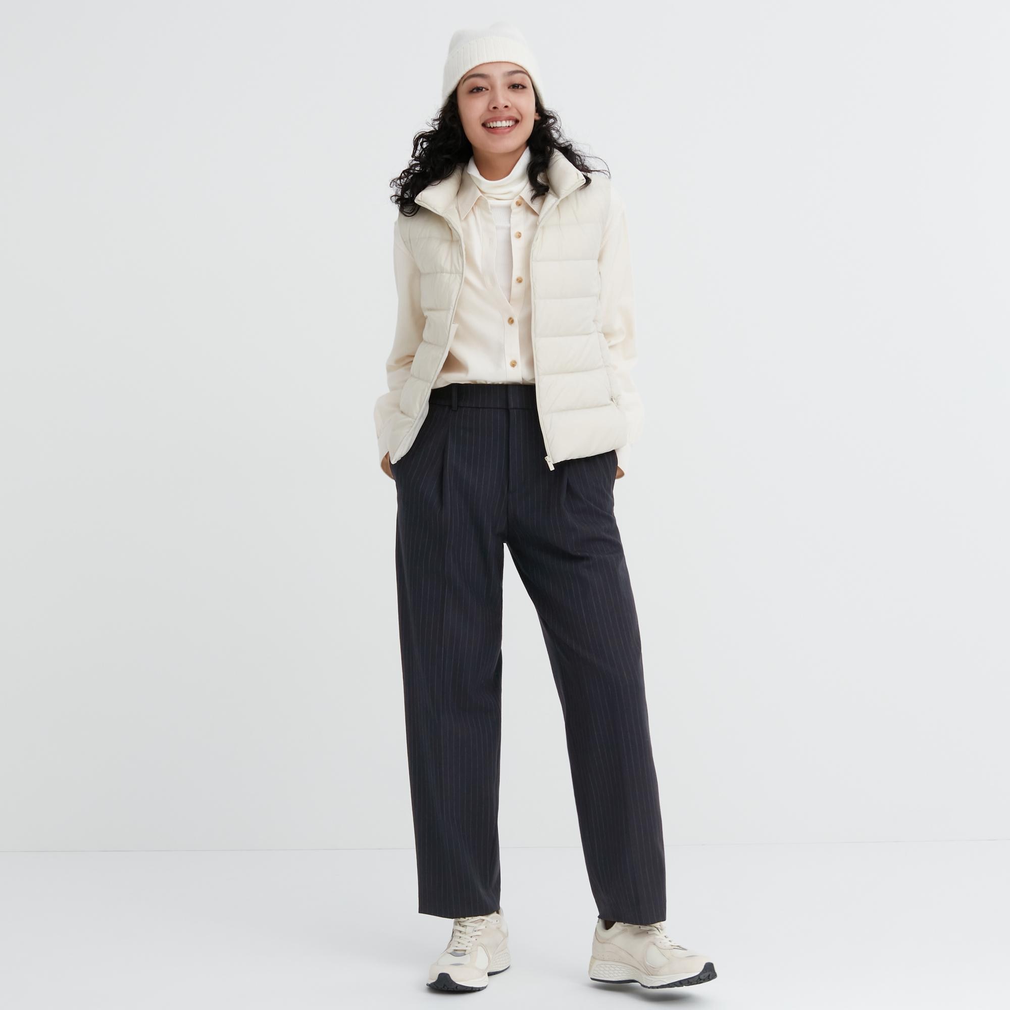 UNIQLO Men Uniqlo U Wide Fit Pleated Tapered Trousers | StyleHint