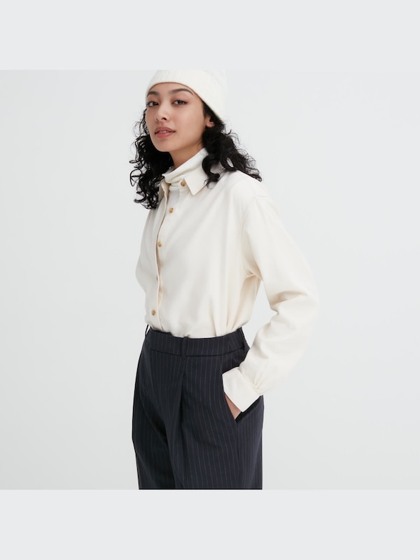 HEATTECH Pleated Tapered Pants (Stripe)