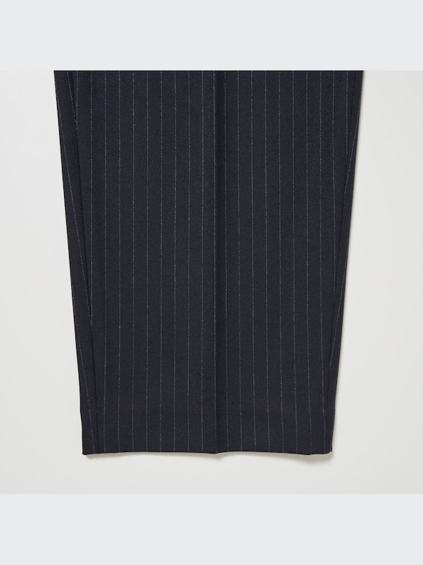 HEATTECH Pleated Tapered Pants (Stripe)