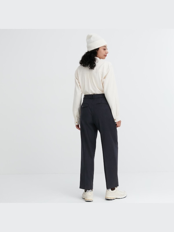 HEATTECH Pantalón Térmico Pinzas Rayas