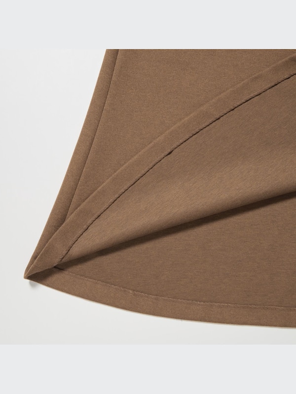 Brushed Jersey Flared Skirt