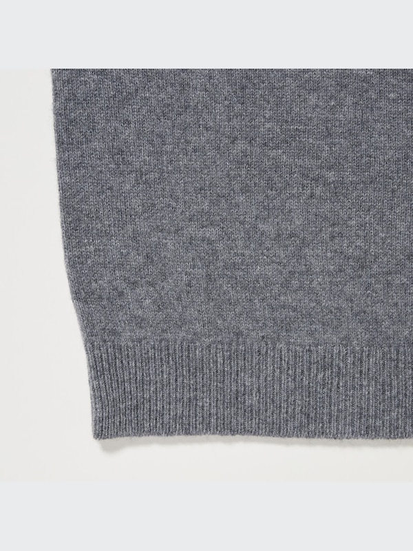 CASHMERE SLEEVELESS SHORT SWEATER