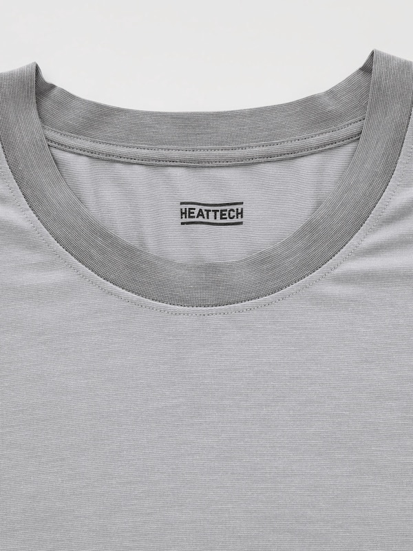 HEATTECH Crew Neck Long-Sleeve T-Shirt (Color Block)