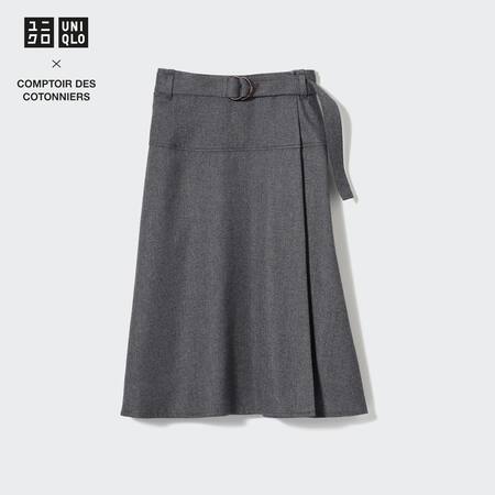 Comptoir des Cotonniers Belted Wrap Skirt