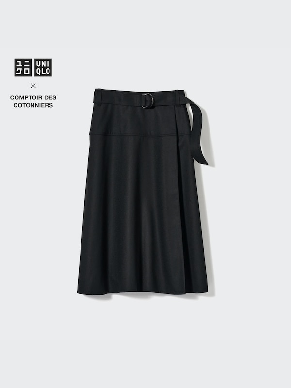 Belted Wrap Skirt