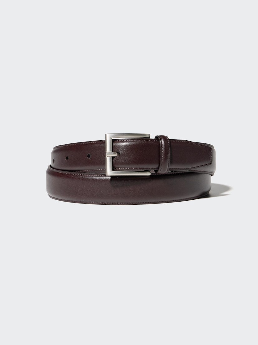 Italian Leather Stitched Belt_38
