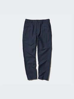 Linen Blend Relaxed Trousers