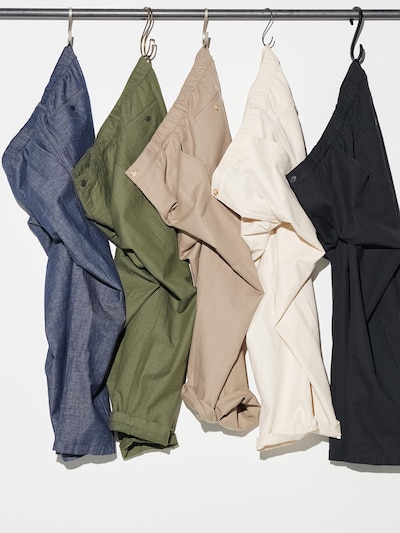 Linen-Blend Relaxed Pants