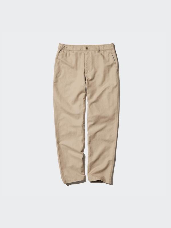 Linen Blend Relaxed Pants