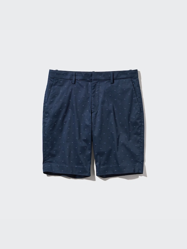 Stretch Shorts (Slim Fit, gemustert)