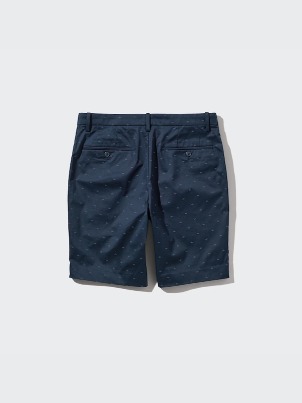 Stretch Shorts (Slim Fit, gemustert)