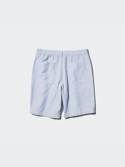 Linen Blend Shorts (Stripe)