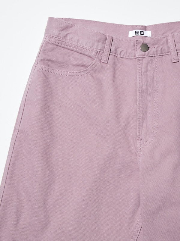 Wide-Fit Color Jeans