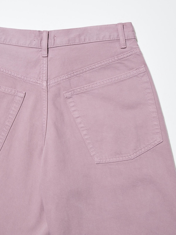 Wide-Fit Color Jeans