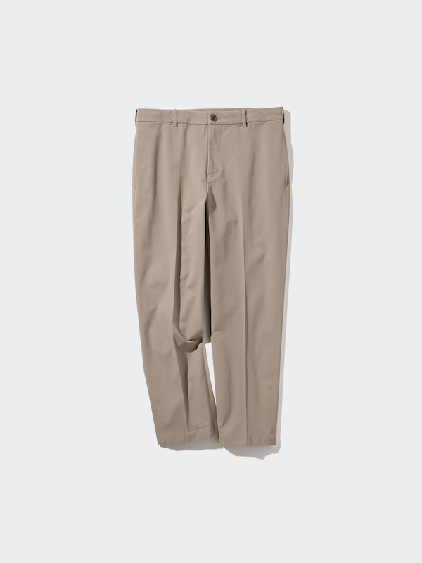 Smart Ankle Pants (2-Way Stretch, Cotton)