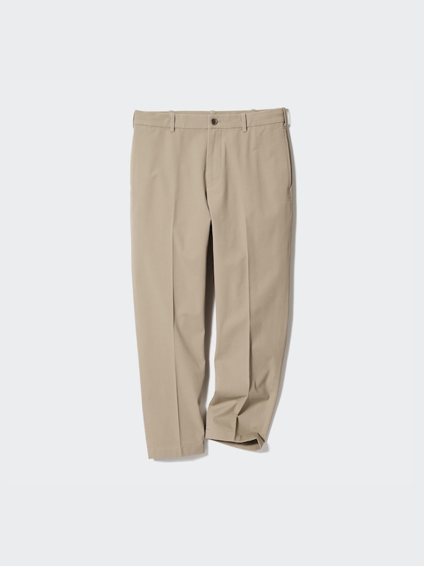 Smart Ankle Pants (2-Way Stretch, Cotton)