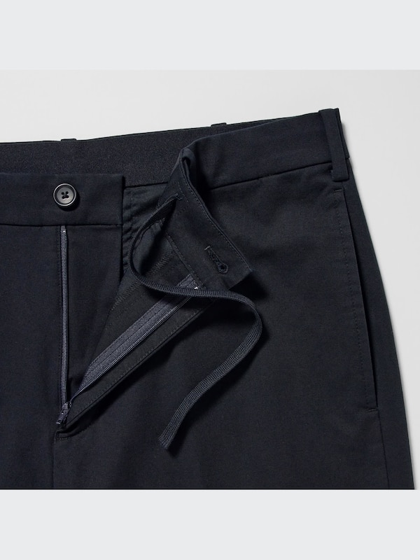 Smart Ankle Pants (2-Way Stretch, Cotton)