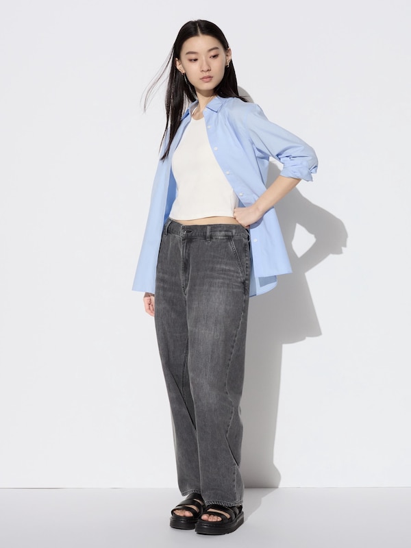 Relaxed Ankle Jeans | UNIQLO US