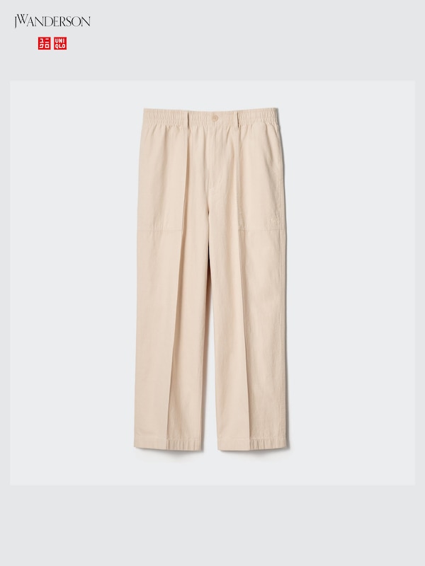Linen Blend Relaxed Pants
