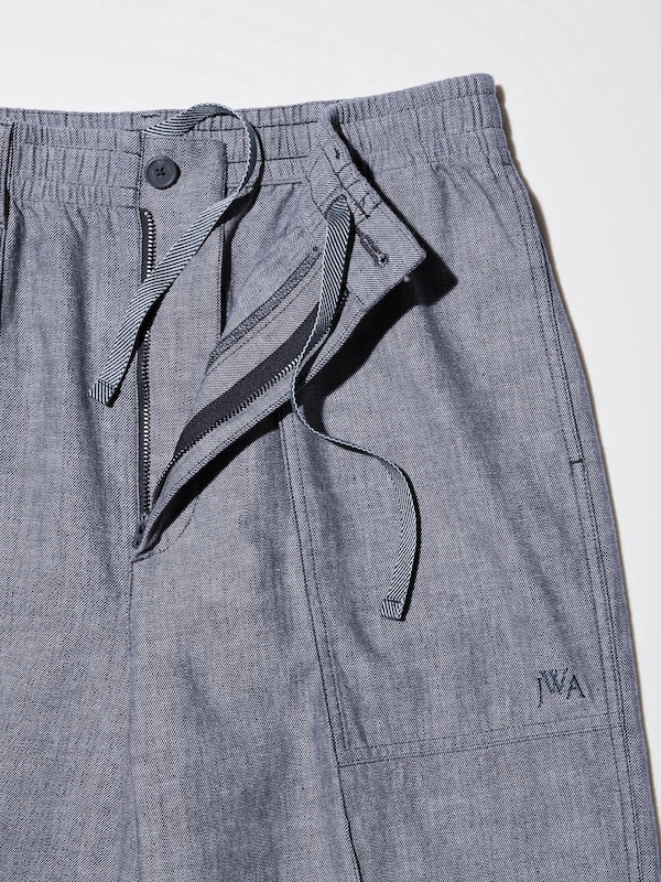 Linen Blend Relaxed Pants