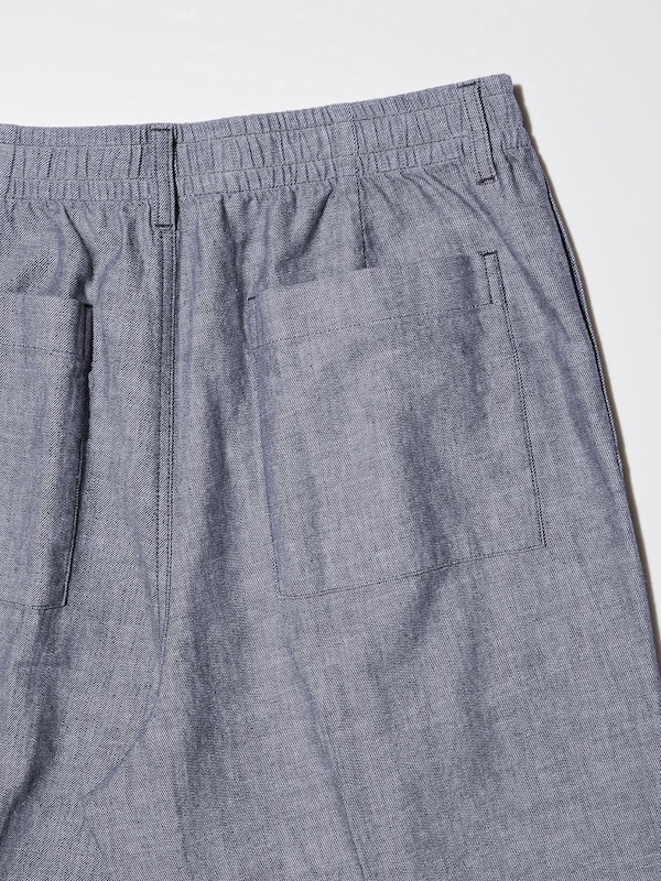 Linen Blend Relaxed Pants
