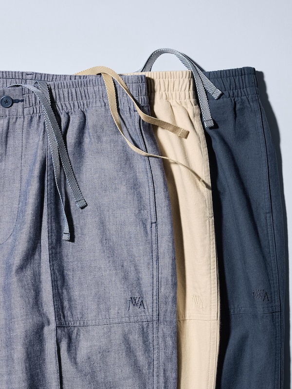 Linen Blend Relaxed Pants