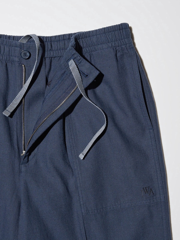 Linen Blend Relaxed Pants