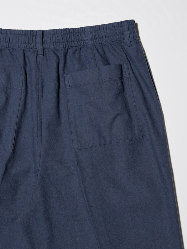 Linen Blend Relaxed Pants
