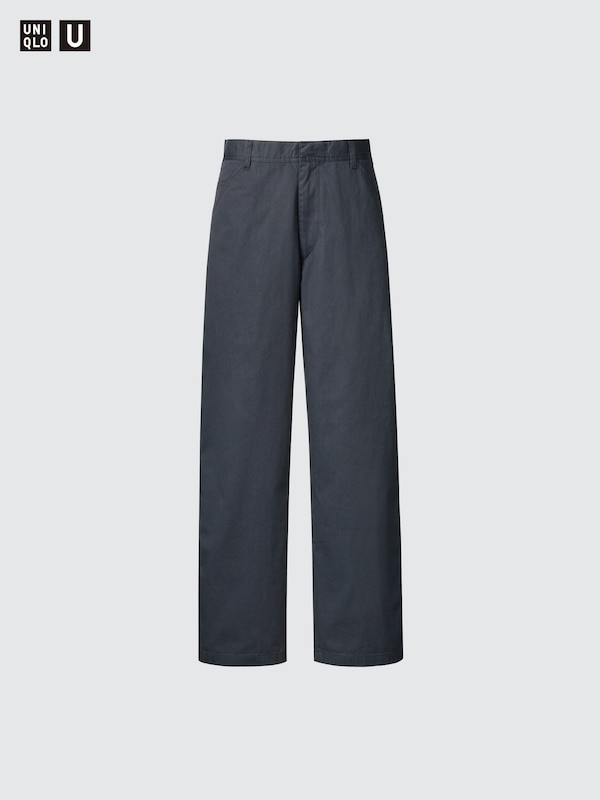 Wide-Fit Chino Pants