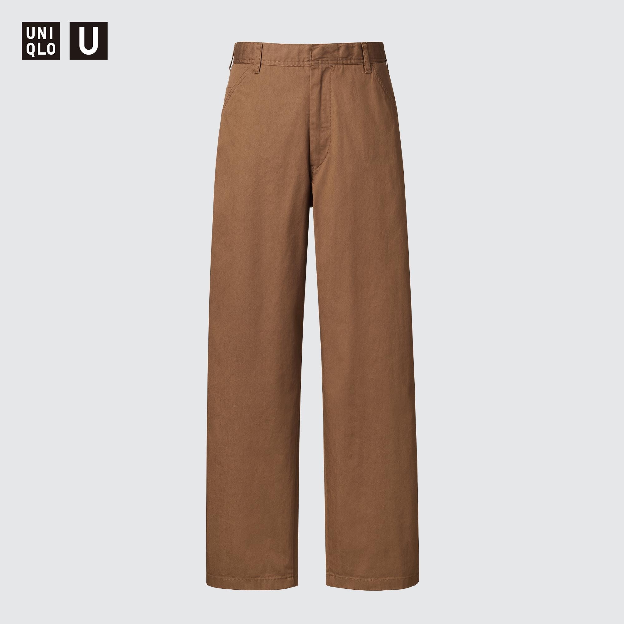 WIDE FIT CHINO PANTS