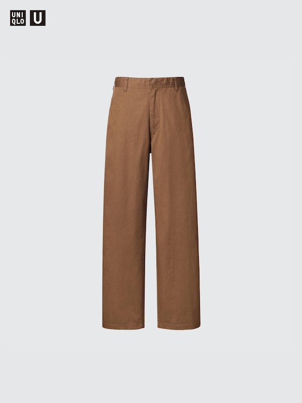 Wide-Fit Chino Pants