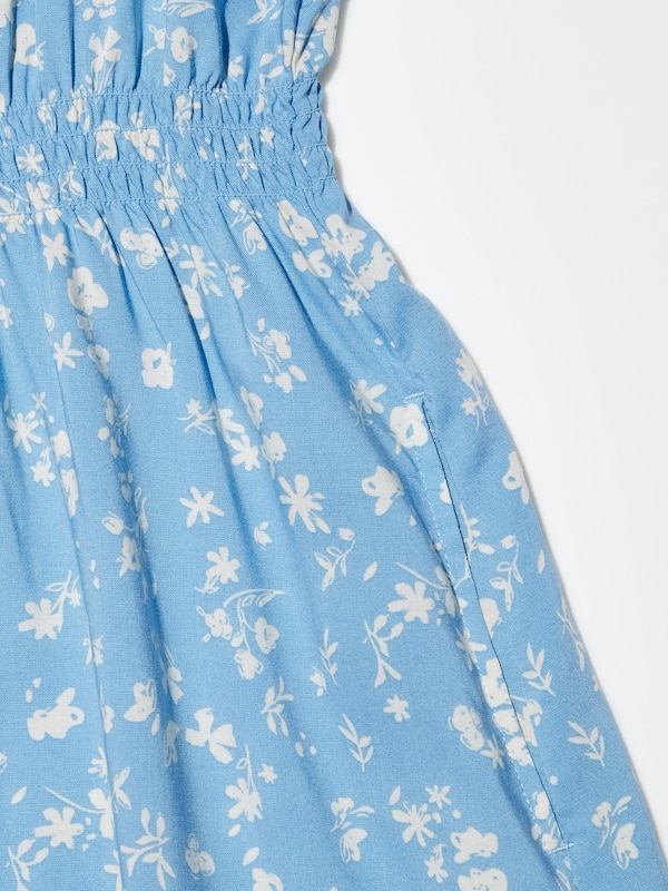 Printed Short Sleeve Dress | Flower