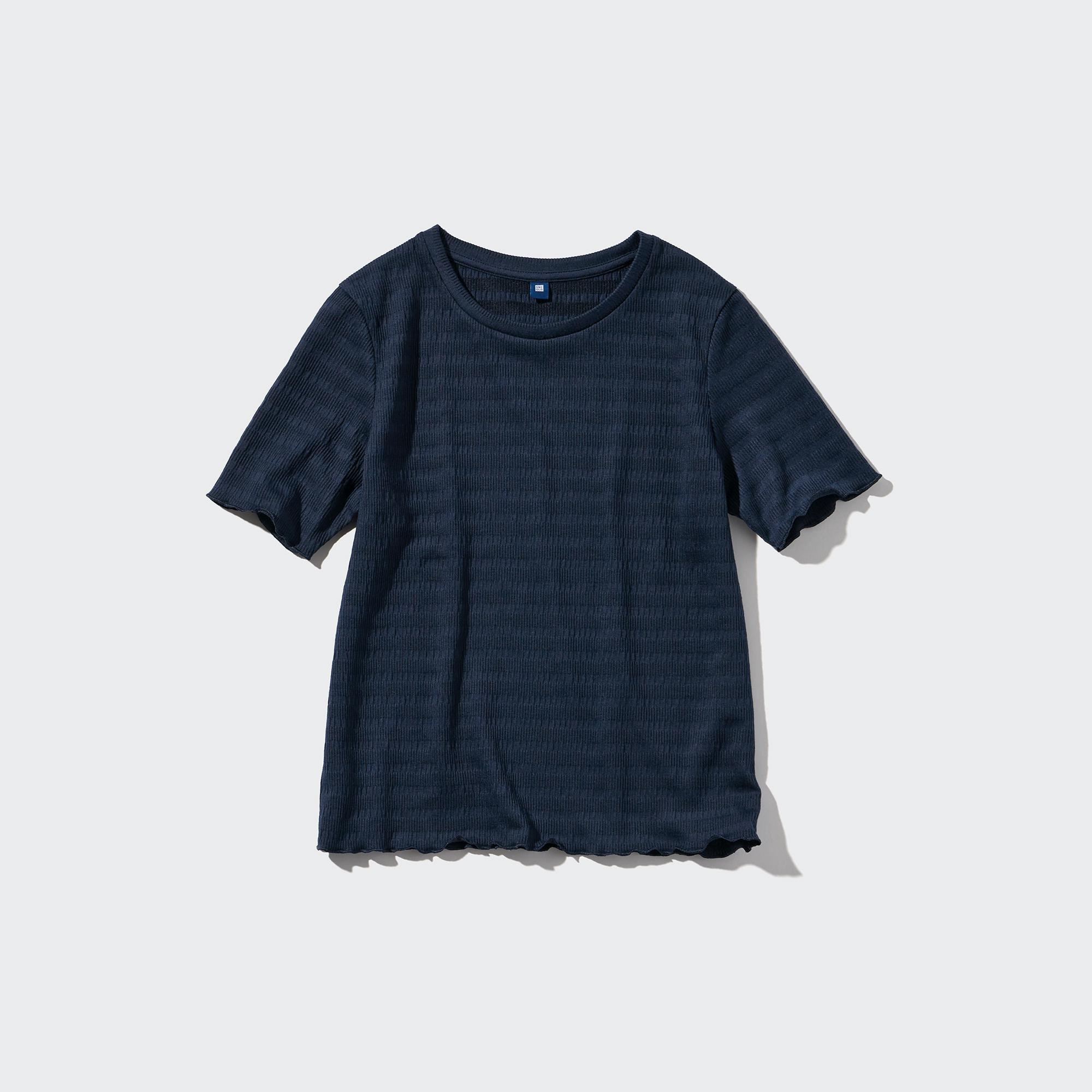 Shirring Short-Sleeve T-Shirt