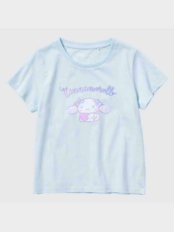 Sanrio Characters Cropped UT (Short-Sleeve Graphic T-Shirt) (Cinnamoroll)