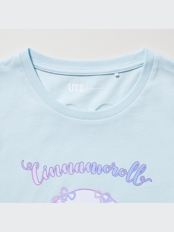 Sanrio Characters Cropped UT (Short-Sleeve Graphic T-Shirt) (Cinnamoroll)