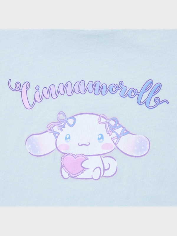 Sanrio Characters Cropped UT (Short-Sleeve Graphic T-Shirt) (Cinnamoroll)